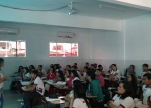 Palestra de orientação profissional para os alunos do Pré