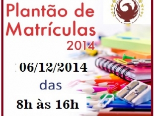 PLANTÃO DE MATRÍCULAS